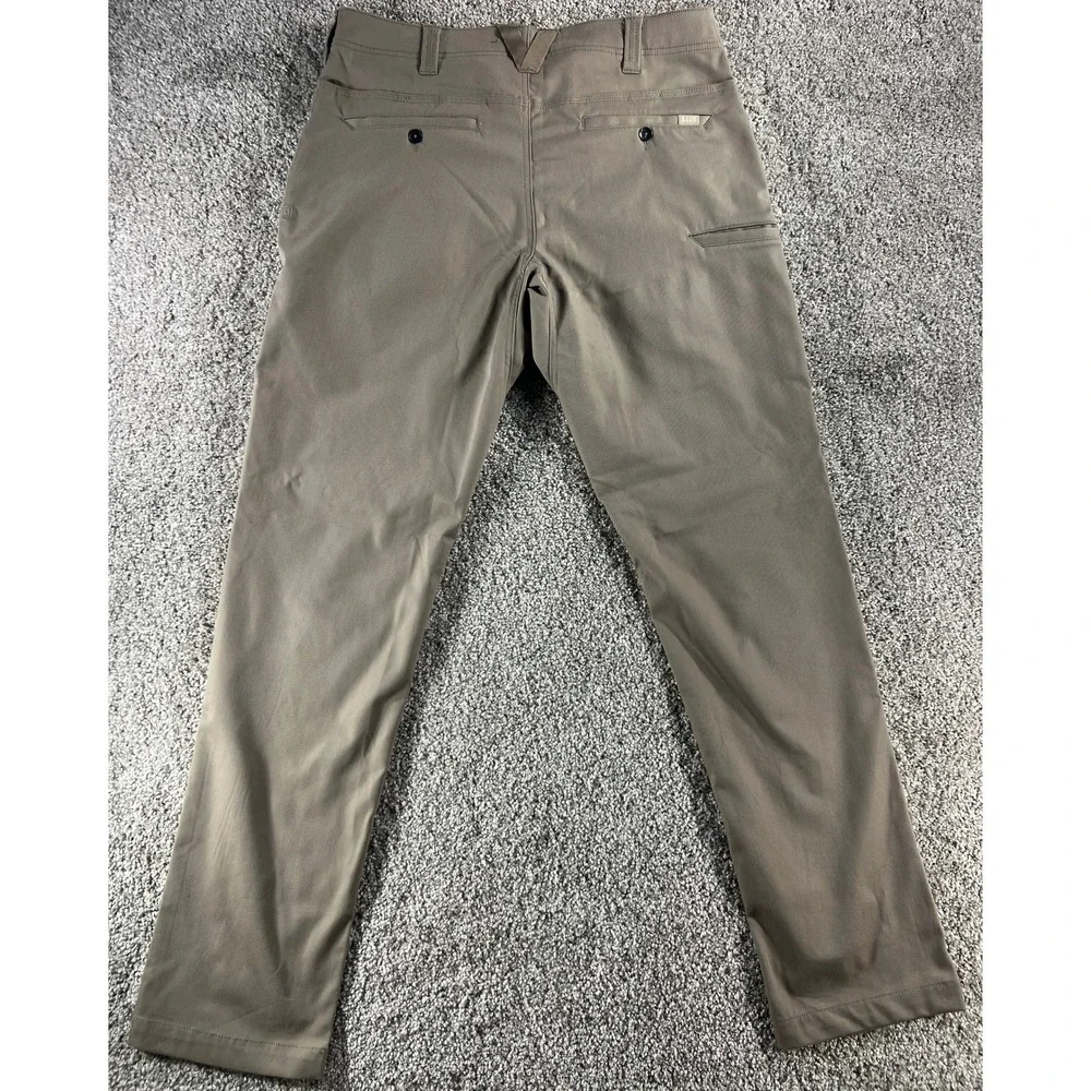 5.11 Tactical Edge Chino Mens 34x34 Khaki Tan Stretch Utility Cargo Trousers